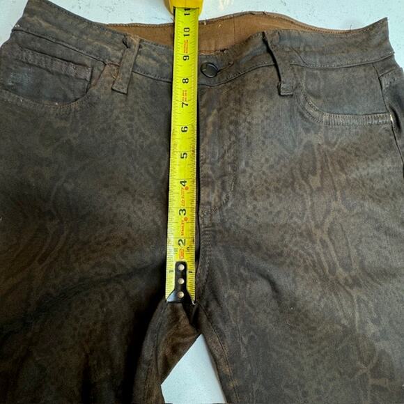 Joe's Jeans Women's Brown Leopard Print Skinny Ankle Pants Sz 27 - Picture 8 of 16